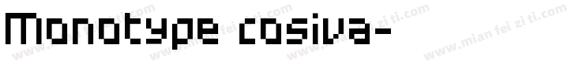 Monotype cosiva字体转换